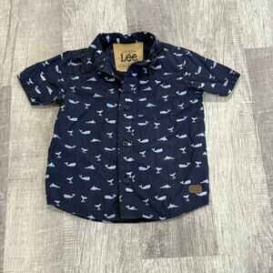 Adorable Boys 24 Month Navy Blue Whale Polo